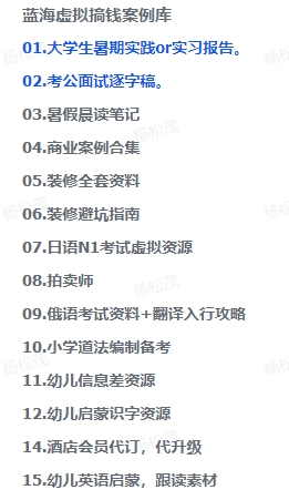 图片[1]-【2024.10.07】精选蓝海虚拟搞钱案例库-持续更新中-网创之家