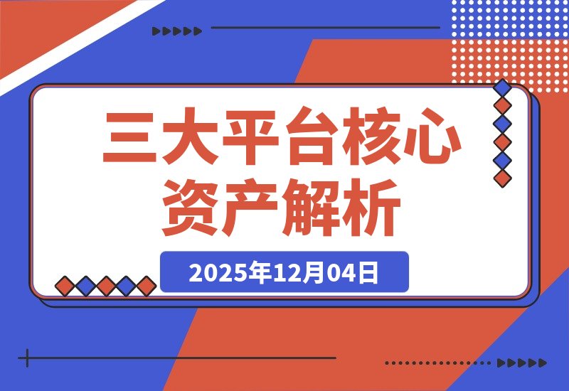 【2025.12.04】为什么你的流量总在“空转”?因为你没搞懂这3个平台的核心资产-网创之家